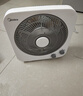 美的（Midea）电风扇家用客厅台扇大风力学生宿舍台式转页扇办公室桌面电扇便携 10吋 KYT25-22MW 实拍图