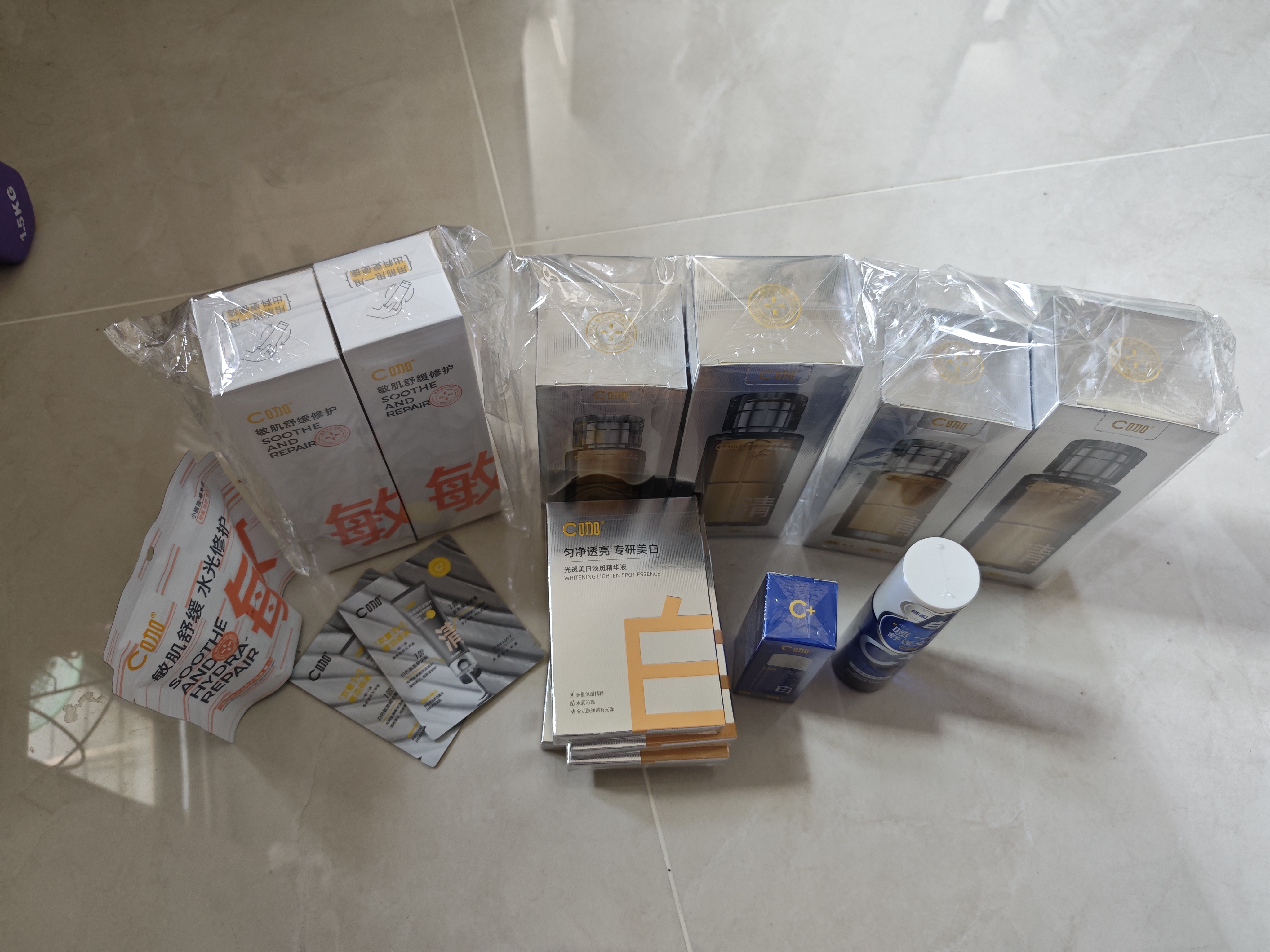 C咖敏肌双管洗面奶80g*2氨基酸舒缓保湿修护肌肤快速褪红男女 实拍图