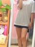 重磅纯棉短袖t恤男高档纯色印花休闲基础款内搭半袖打底衫 白色 XL  140-155斤 实拍图