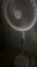 美的（Midea）【变频轻音】空气循环扇家用语音遥控电风扇 一级能效轻音落地扇 卧室桌面大风力小风扇 GDJ24SHG 实拍图