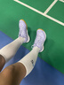 尤尼克斯（YONEX）羽毛球鞋减震耐磨比赛训练专业动力垫SHB101CR薰衣草38 实拍图