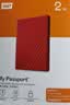 西部数据（WD）移动硬盘2TB USB3.0 My Passport随行版2.5英寸 红 机械硬盘 笔记本电脑外接 大容量加密 家庭存储 实拍图