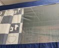 南极人（Nanjiren）大学生宿舍床帘上铺下铺强遮光蚊帐学生宿舍床帘支架一体式全封闭 B20藏青【遮光防蚊 保护隐私】 0.9m床【上铺-三开门】宽90x长190x高110cm 实拍图