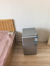 奥克斯小冰箱家用小型迷你冷藏冷冻两用出租房宿舍用节能省电寝室办公室电冰箱 【净化去味】126银色【高效保鲜 铜管速冷】22L 实拍图