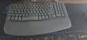 罗技（Logitech）Wave Combo 无线人体工学键鼠套装 垂直鼠标 无线蓝牙鼠标 办公键盘 无线键盘 蓝牙键盘 黑色 实拍图