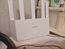 Tenda腾达路由器【千兆WiFi6+穿墙王】无线AX3000信号放大器信号增强家用云霄白立式 实拍图