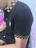 花花公子t恤男翻领夏季潮流男士短袖冰丝棉polo汗衫2026夏款高端体恤半袖T 黑色 XL 【推荐120-135斤】 实拍图
