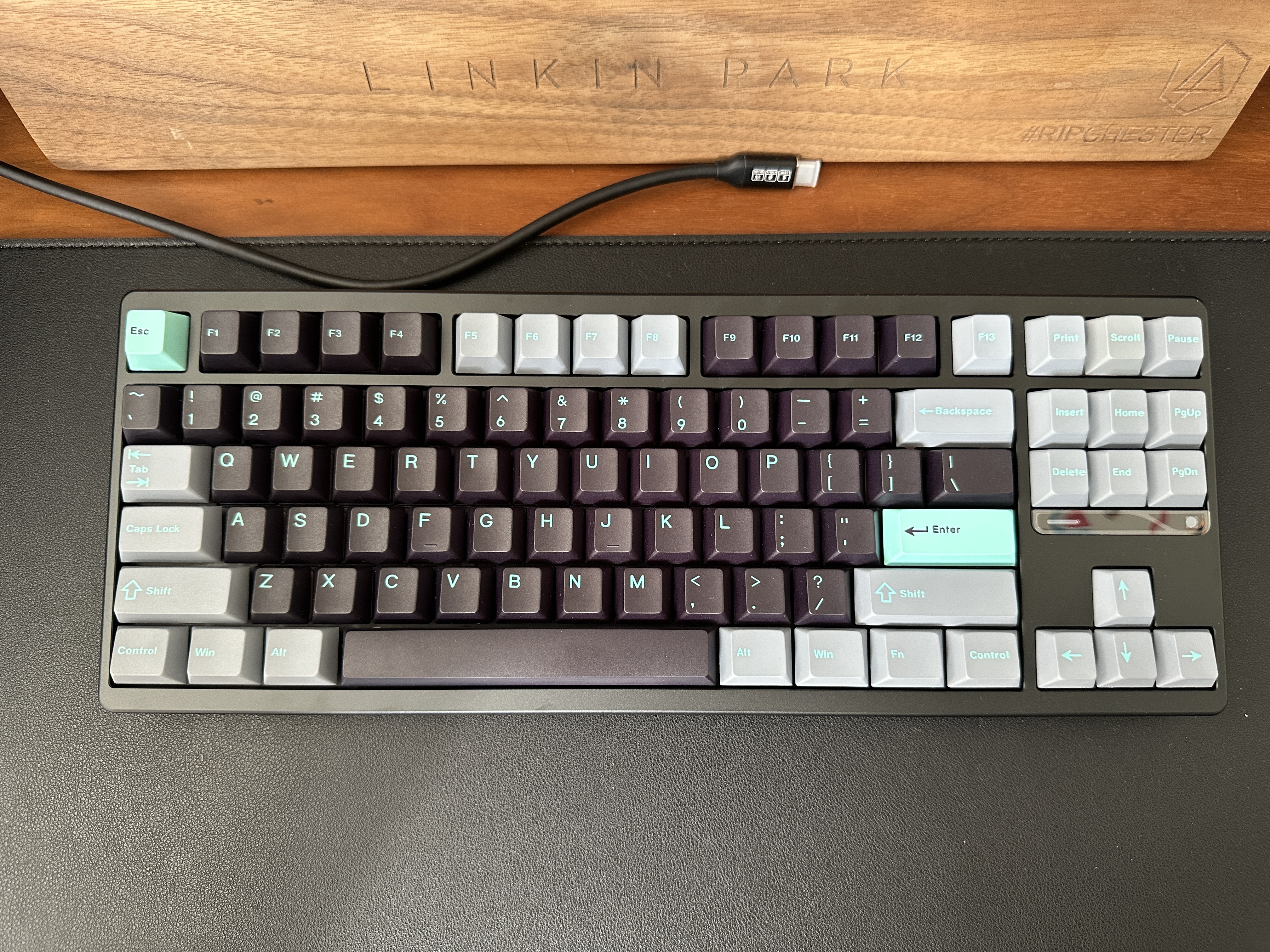 TickType塔塔次方机械键盘EVO80三模2.4G蓝牙HiFi成品办公学生游戏铝坨坨无畏契约三角洲 FR4脆轴阳极黑 实拍图