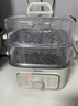 美的（Midea）电蒸锅电煮锅电火锅多功能锅家用电炒锅蒸蛋器蒸包子锅电热锅10.8升三层大容量多用途锅ZGE2323Z02 实拍图