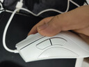 雷蛇（Razer）炼狱蝰蛇标准版有线鼠标 人体工学  电竞游戏 右手通用型 吃鸡/LOL/CS GO游戏鼠标 白色 实拍图