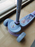 迪士尼（Disney）儿童滑板车1-3-6-12岁折叠三轮踏板车闪光款轮男女玩具车冰雪奇缘 实拍图