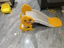 乖乖熊儿童滑滑梯室内 家用小型宝宝滑梯折叠0-2岁幼稚园小孩玩具游乐园 萌萌龙（黄） 实拍图