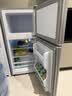 奥克斯小冰箱家用小型迷你冷藏冷冻两用出租房宿舍用节能省电寝室办公室电冰箱 【节能省电】176银色【高效保鲜 铜管速冷】56L 实拍图