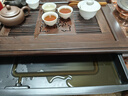 锦格黑檀木茶盘家用功夫茶具储水式茶台大号蓄水抽屉式茶托盘排水托盘 黑檀木古典茶盘长52宽34高7cm 实拍图