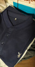 花花公子（PLAYBOY）T恤男短袖夏季男士polo衫翻领商务休闲上衣服高端男装 黑色 5XL 实拍图