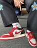 耐克（NIKE）26年夏季新款女子AIR JORDAN 1 AJ1缓震透气篮球鞋 DC0774-160 37.5 实拍图