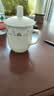 MULTIPOTENT茶杯2个陶瓷盖杯300ml商务会议宾馆酒店办公茶杯 2#梅园花春 实拍图