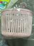可爱壁挂式首饰盒收纳多功能厨房浴室小挂篮免打孔挂墙首饰盒小号 粉色大嘴挂壁收纳盒 实拍图