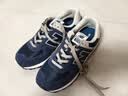 NEW BALANCE NB574官方休闲鞋男鞋女鞋网面鞋秋季复古舒适透气百搭情侣运动鞋 深蓝色 ML574EVN 40.5 (脚长25.5cm) 实拍图