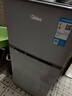 美的（Midea）112L两门小冰箱灰色双温小冰箱迷你家用宿舍租房灵活摆放节能低音深冷速冻 BCD-112CM 实拍图