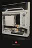 方糖机械大师  酷方 C28脉冲 兼容 MATX/ITX主板机箱  240水冷/仅支持SFX/L电源， 风冷散热/支持ATX14cm电源 极地白 官方标配 实拍图