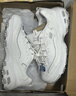 斯凯奇（Skechers）女鞋夏季小白鞋蕾丝休闲运动熊猫鞋黑色增高厚底老爹鞋 白色/WHT 38 尺码偏大，建议选小半码 实拍图