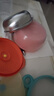 COOKSS辅食碗恒温注水保温碗316不锈钢宝宝吃饭儿童餐具橙色 实拍图
