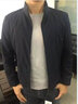 七匹狼牛仔外套男士翻领单茄克衫秋季款宽松工装夹克男复古水洗上衣男装 001(黑色) XL (175) 实拍图