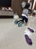 uonibaby品牌授权儿童三轮车脚踏车1-3-6岁宝宝儿童车遛娃神器平衡车手推 3C认证26款（蒂芙尼蓝-推杆版）1到7岁 升级版 实拍图