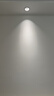 雷士（NVC）射灯led防眩36°/24°射灯嵌入式天花灯网红小山丘背景墙客厅卧室 弧影Ra98-白-9W暖白光开孔75mm 实拍图
