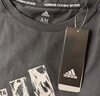 阿迪达斯（adidas）短袖t恤男士夏季跑步健身运动衣快干衣透气男装T恤  黑白 XL 实拍图