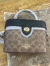 蔻驰（COACH）【品牌直供】奢侈品女包 KAY盒子包斜挎包 棕色CBQ35母亲节礼物 实拍图