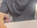 361°短袖男速干t恤新款夏季弹力吸湿排汗运动t恤男圆领跑步健身速干衣 超级黑 4XL 实拍图