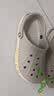 卡骆驰（CROCS）贝雅卡骆班洞洞鞋|205089 卵石色-2V3   40 (250mm)   实拍图