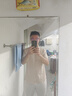 左斯客亚麻短袖衬衫男夏季薄休闲宽松大码棉麻上衣日系衬衣半袖潮 翻领灰色 M86 2XL 实拍图