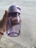 特百惠（Tupperware）嘟嘟企鹅350ML塑料杯夏季儿童可爱水杯子男女学生带提绳 冰沙紫 实拍图