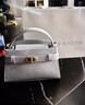 CHARLES&KEITH鳄鱼纹凯莉包手提斜挎婚包包女包生日520礼物CK2-50270880-1 Ivory象牙色 S 实拍图