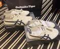 Onitsuka Tiger鬼塚虎板鞋情侣款低帮耐磨休闲鞋男ADVANTI 米色 44.5 实拍图