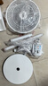 美的（Midea）【品质推荐】七叶轻音柔风电风扇/家用省电落地扇/台式电扇/广角摇头节能宿舍小型风扇 SAE35CA 实拍图
