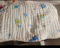 全棉时代儿童浴巾纯棉透气纱布浴巾新生婴儿宝宝洗澡大毛巾小鸭子95*95cm 实拍图