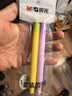 晨光（M&G）文具开心剥剥乐按动中性笔黑色0.5mm 趣味水果香刷题笔2支随机AGPK5030 实拍图