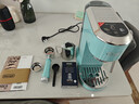 德龙（Delonghi）半自动咖啡机家用小型 意式15Bar泵压冷萃咖啡 软触屏手动奶泡自动停流金属机身 吉拉朵系列 EC890 .TU真我蓝 即时加热 自动关机 专业蒸汽细杆拉花 实拍图