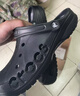 卡骆驰（CROCS）贝雅洞洞鞋男鞋女鞋轻便耐磨一脚蹬拖鞋休闲鞋百搭花园鞋|10126 黑色-001 40 (250mm) 实拍图