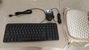 罗技（Logitech）MK106 键鼠套装 有线键鼠套装 办公键鼠套装 电脑键盘 紧凑型 黑色 实拍图