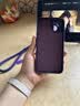 品胜 适用苹果14手机壳 iphone14柔性液态手机壳全包防摔超薄保护套亲肤手感男女款直边保护软壳深紫色 实拍图
