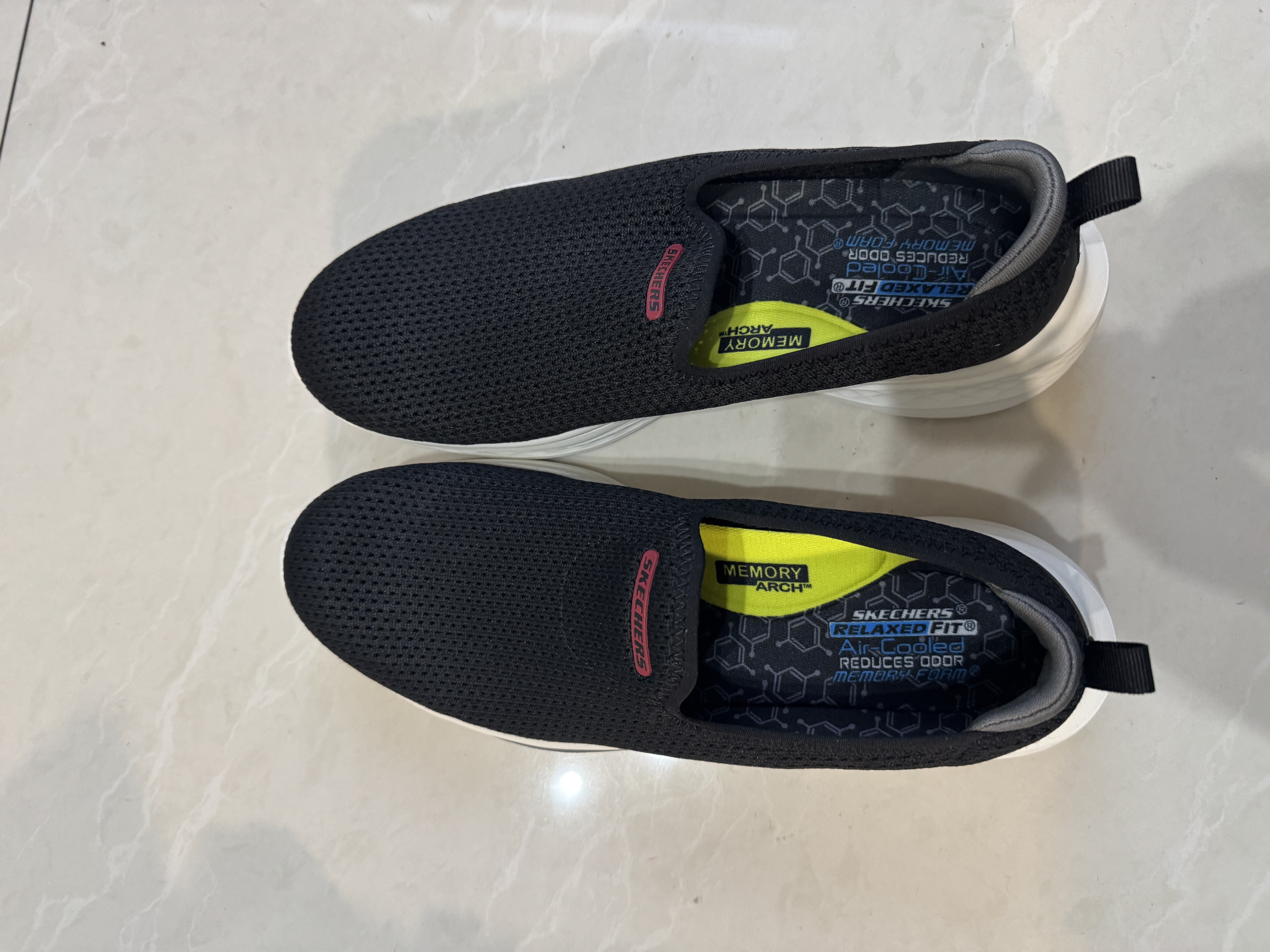 斯凯奇（Skechers）健步鞋男士软底舒适休闲鞋百搭运动一脚蹬轻便网面足弓支撑 实拍图
