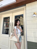 viney【彭小苒同款】牛皮托特包包女包单肩包生日礼物高级感送女友老婆 【米白】高档品牌大容量手提包 实拍图