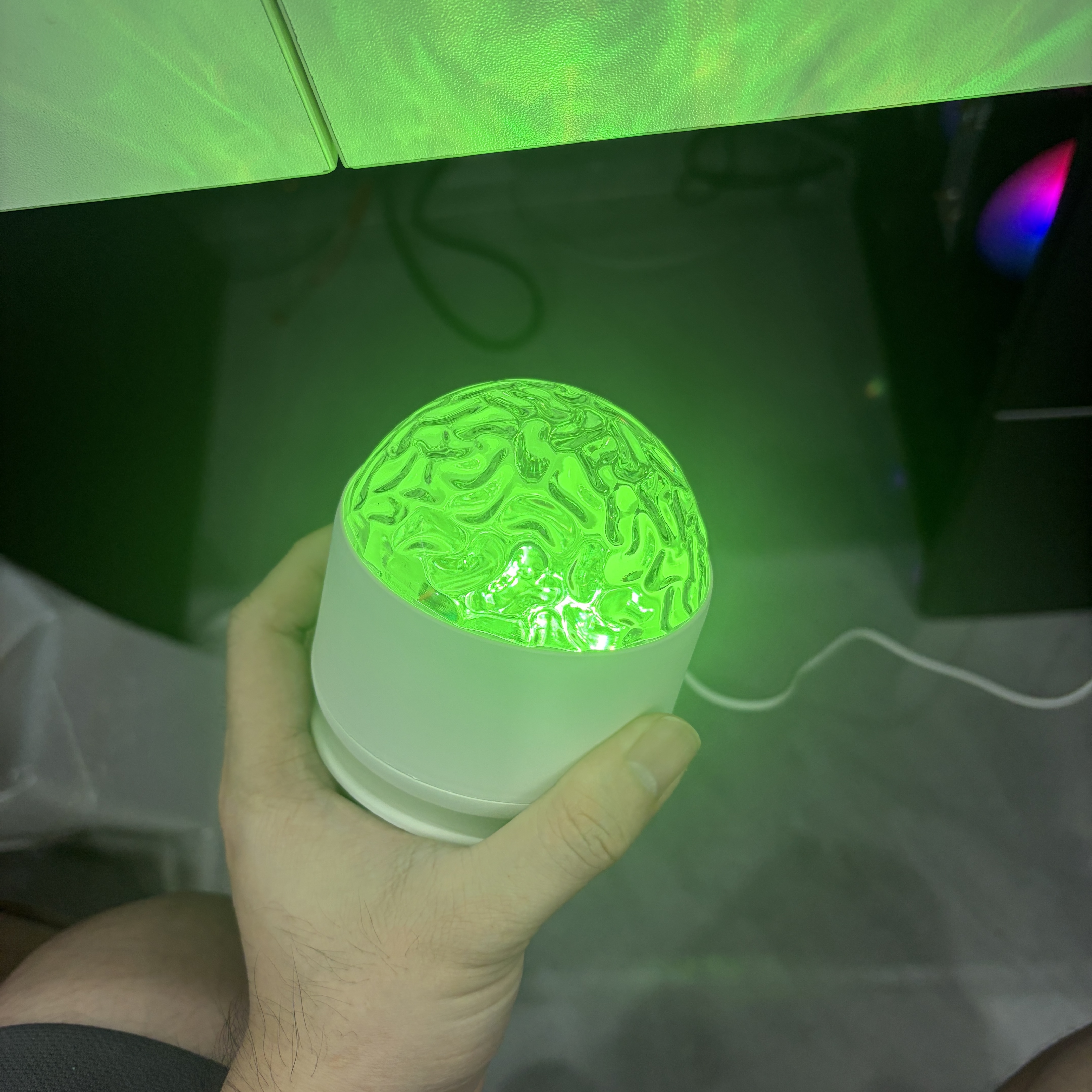 【热销百万】星空灯满天星氛围灯投影灯小夜灯台灯情调氛围礼物 【16色炫彩极光】USB充电 带遥控+旋转 实拍图