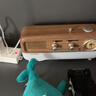 LINKPIN白噪音助眠仪复古蓝牙音响睡眠音箱家居摆件床头氛围感桌面闹钟夜灯减压舒缓解压生日礼物蓝牙音箱 【插电款】经典木纹-热销款 实拍图