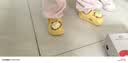 牧童儿童拖鞋夏男宝宝洞洞鞋软底女童卡通洗澡婴幼儿家居鞋奶狮黄130 实拍图